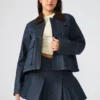 Justina Barn Jacket Deep Indigo Justina Barn Jacket Deep Indigo
