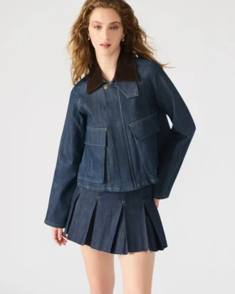 Justina Barn Jacket Deep Indigo Justina Barn Jacket Deep Indigo