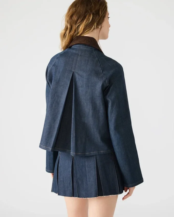 Justina Barn Jacket Deep Indigo Justina Barn Jacket Deep Indigo