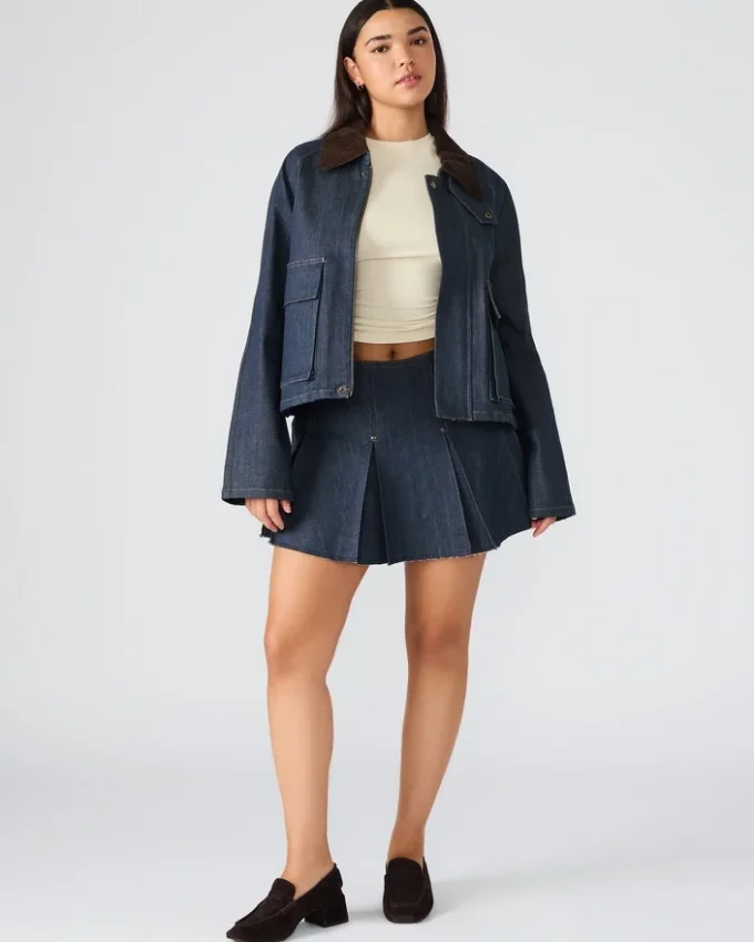 Justina Barn Jacket Deep Indigo Justina Barn Jacket Deep Indigo