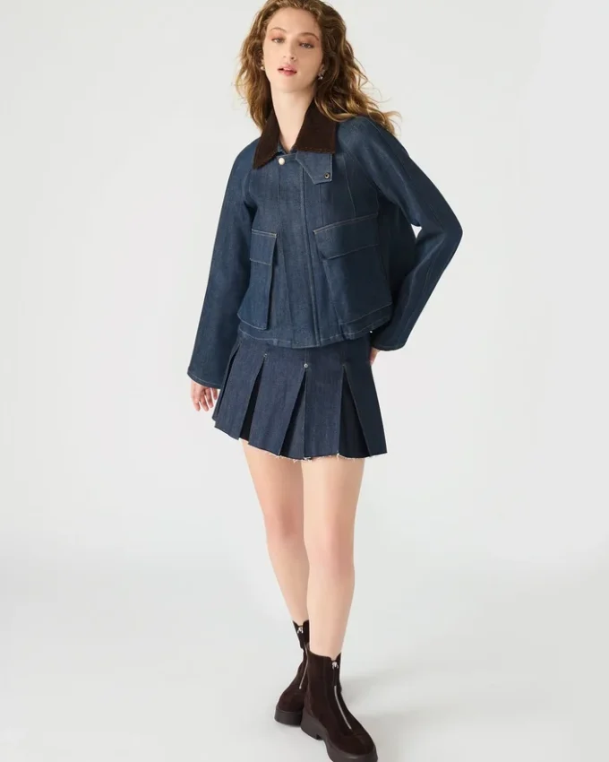 Justina Barn Jacket Deep Indigo Justina Barn Jacket Deep Indigo