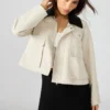 Justina Barn Jacket Oatmeal Justina Barn Jacket Oatmeal