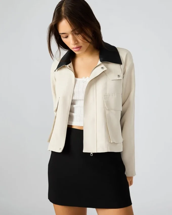 Justina Barn Jacket Oatmeal Justina Barn Jacket Oatmeal