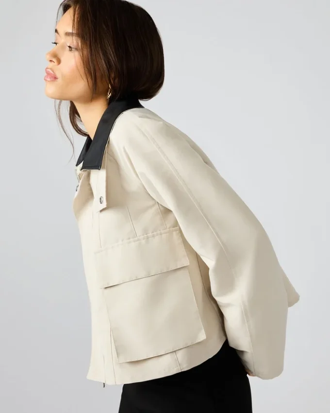 Justina Barn Jacket Oatmeal Justina Barn Jacket Oatmeal