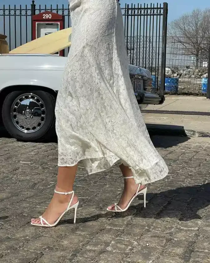 Jypsey White Leather