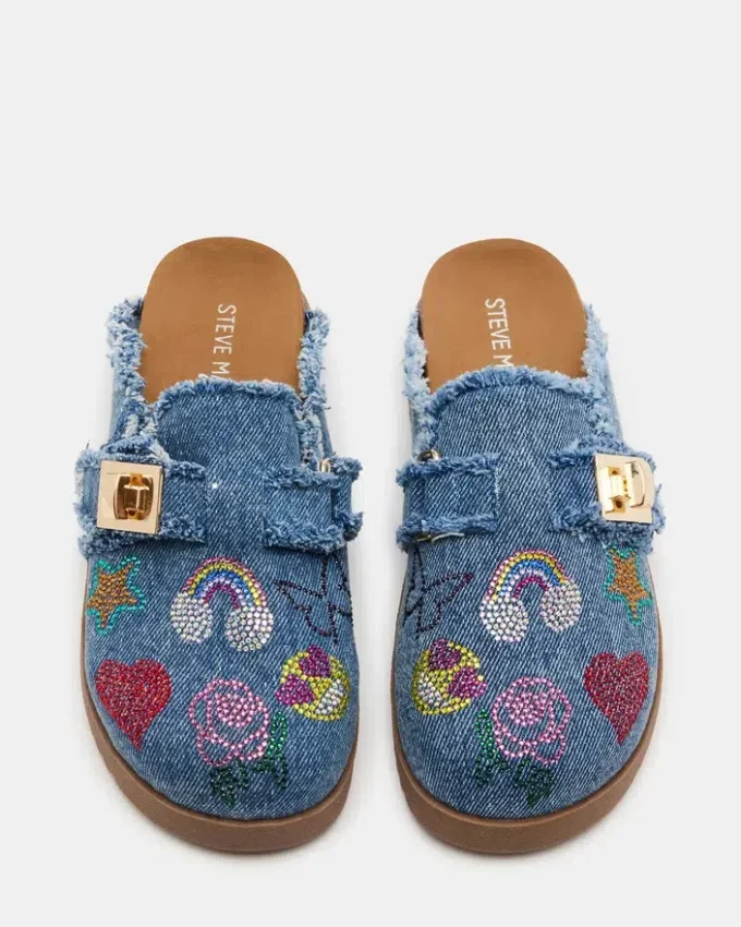Kids Moneyy Denim Multi Rhinestones Kids Moneyy Denim Multi Rhinestones