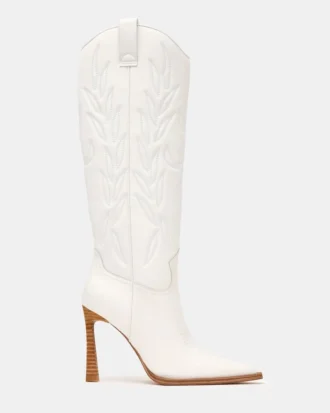 Kinzee White Leather