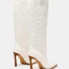 Kinzee White Leather