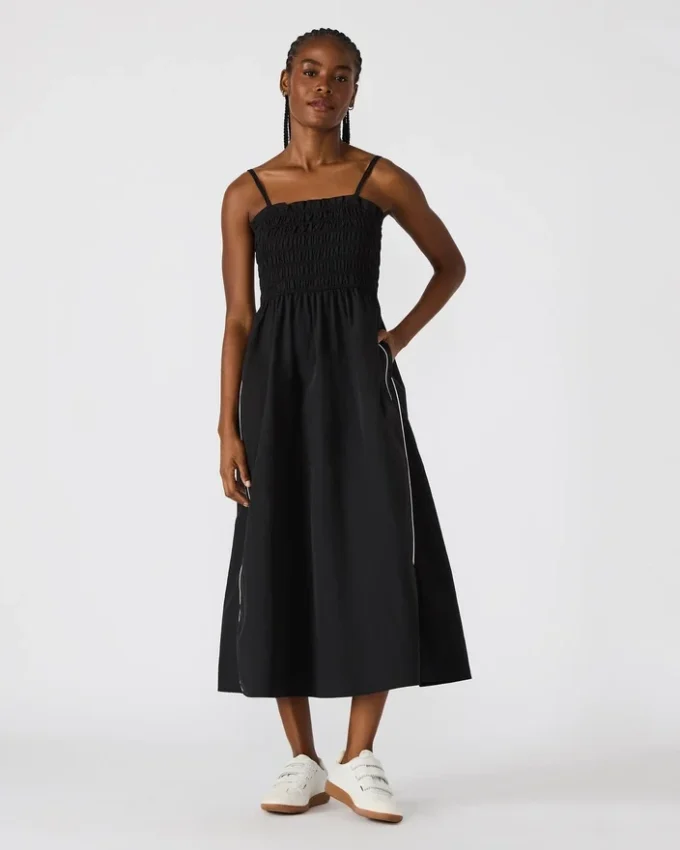 Kit Dress Black/White Kit Dress Black/White