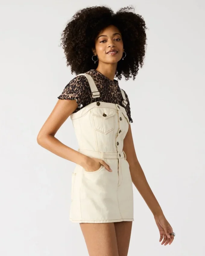 Lake Denim Dress Cream Lake Denim Dress Cream