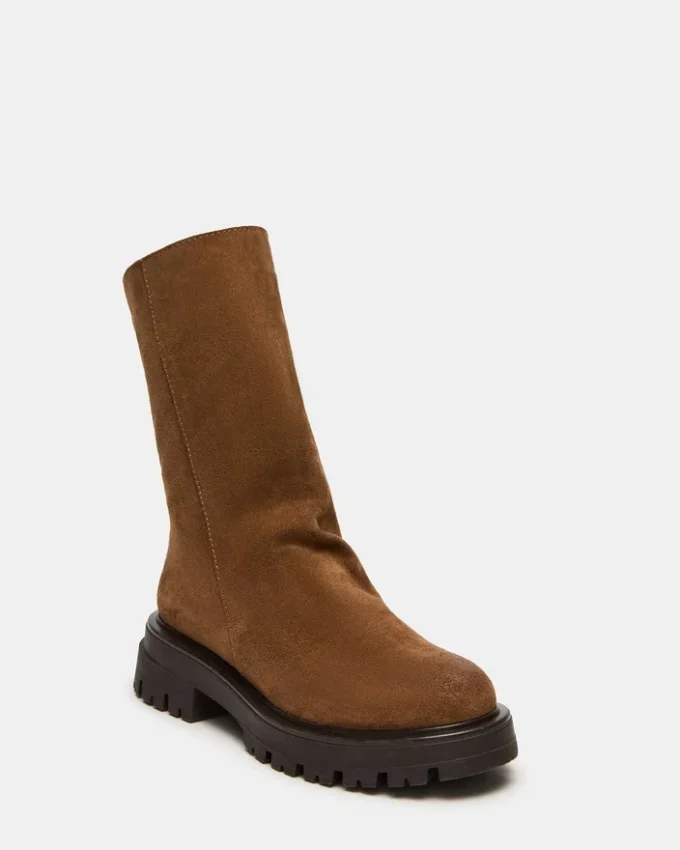 Lami Dark Taupe Suede