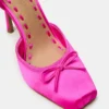 Larina Hot Pink Satin Larina Hot Pink Satin