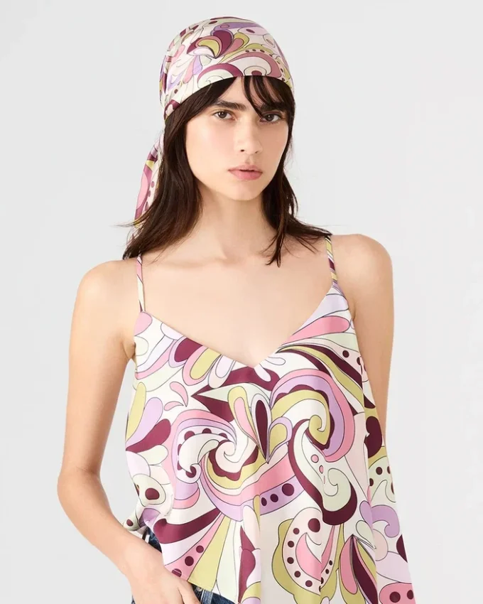 Lavender Printed Scarf Lavender Printed Scarf