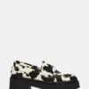 Layken Black Cow Print