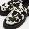 Layken Black Cow Print
