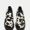 Layken Black Cow Print