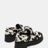 Layken Black Cow Print