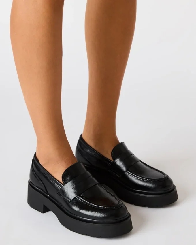 Layken Black Cow Print