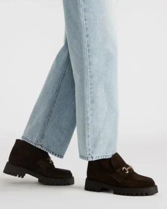 Leon Chocolate Brown Suede