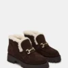 Leon Faux Fur Chocolate Brown Suede Leon Faux Fur Chocolate Brown Suede