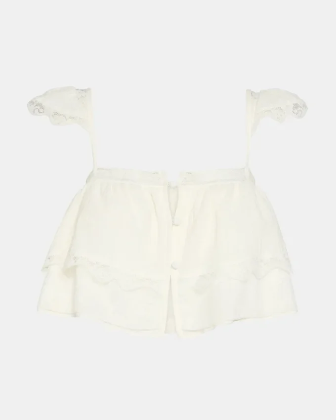 Leta Top Snow White Leta Top Snow White