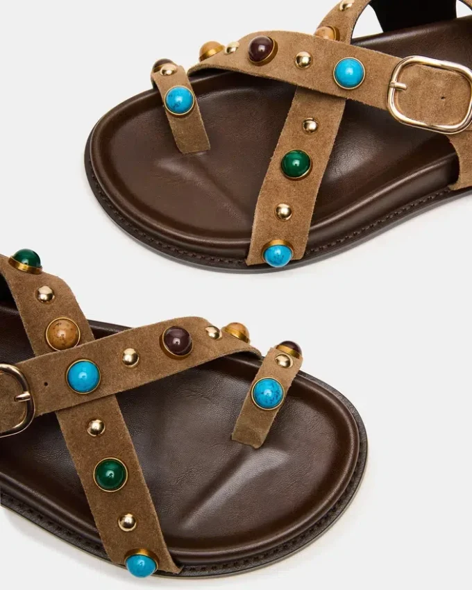 Linear Taupe Suede Linear Taupe Suede