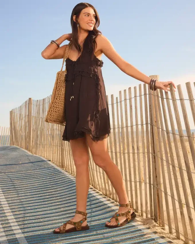 Linear Taupe Suede Linear Taupe Suede