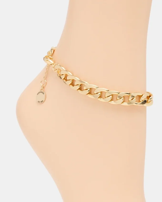 Link Chain Anklet Gold Link Chain Anklet Gold