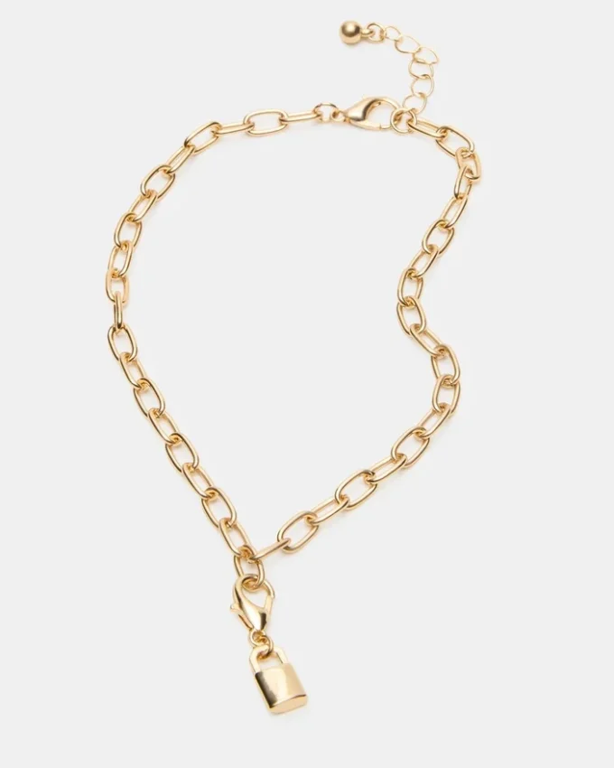 Lock Charm Anklet Set Lock Charm Anklet Set