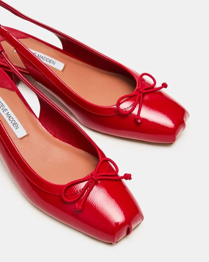Loved Red Crinkle Patent Loved Red Crinkle Patent