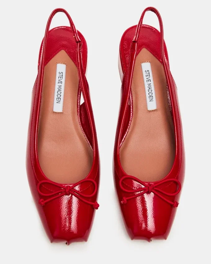 Loved Red Crinkle Patent Loved Red Crinkle Patent