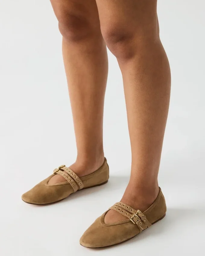 Lydia Perforated Taupe