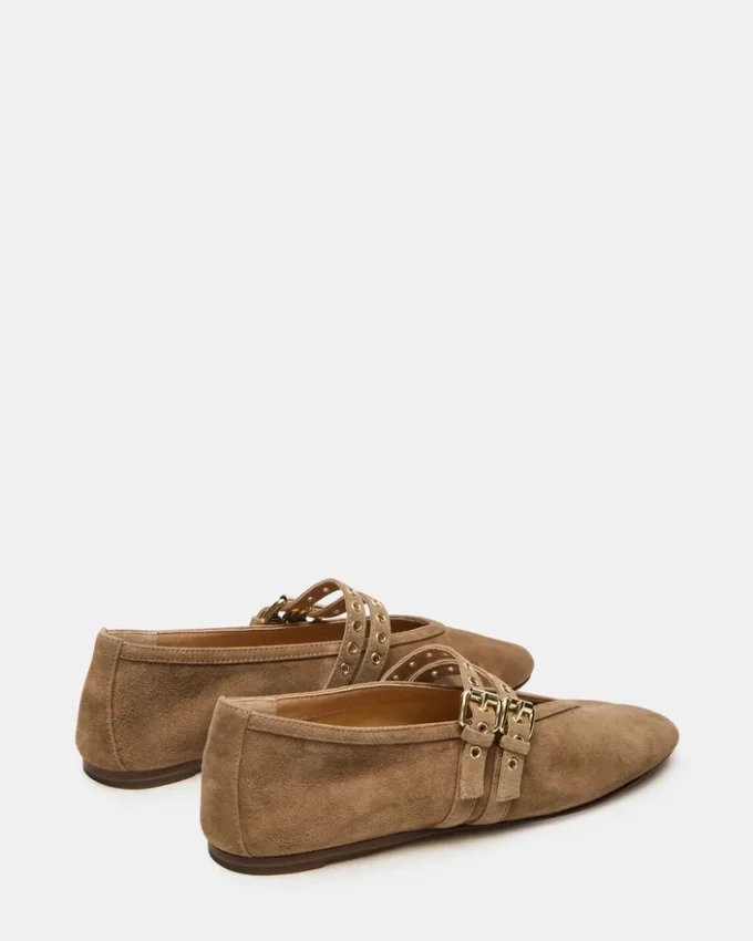 Lydia Taupe Suede
