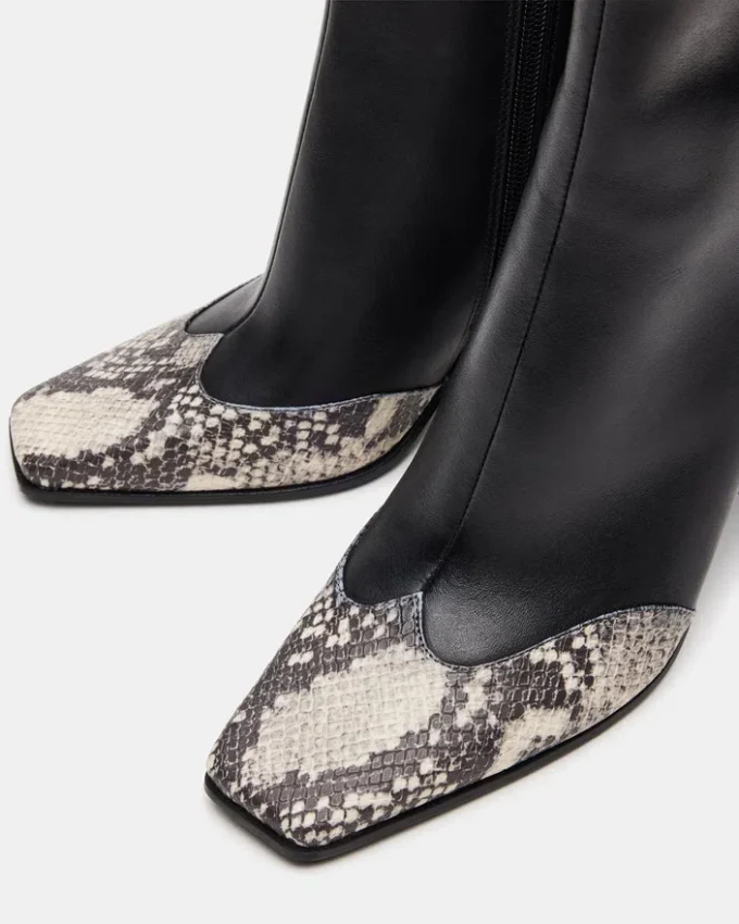 Lyle Black Leather with Snake