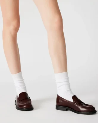 Madison Burgundy Box Leather