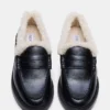Madison Faux Fur Black Leather Madison Faux Fur Black Leather