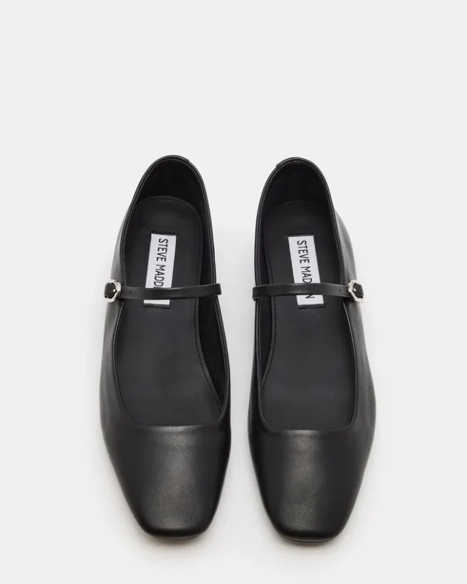 Maple Black Leather Maple Black Leather