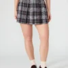 Margo Skirt Brown Plaid Margo Skirt Brown Plaid
