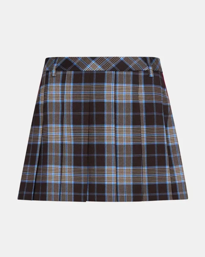 Margo Skirt Brown Plaid Margo Skirt Brown Plaid