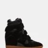 Mavis Black Suede