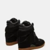 Mavis Black Suede