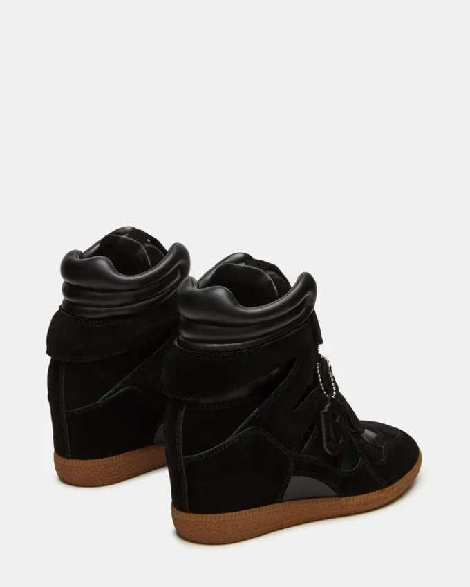 Mavis Black Suede