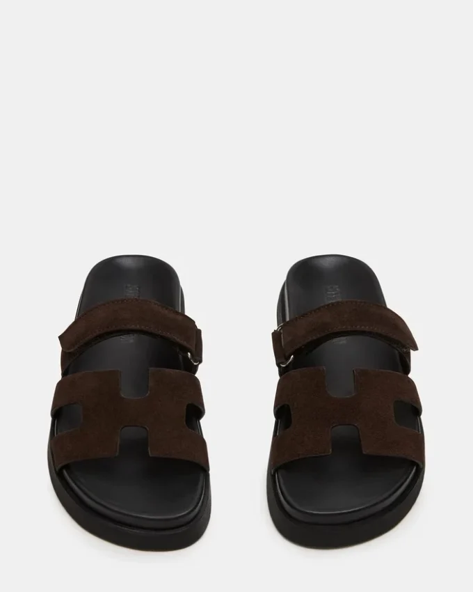 Mayven Chocolate Brown Suede