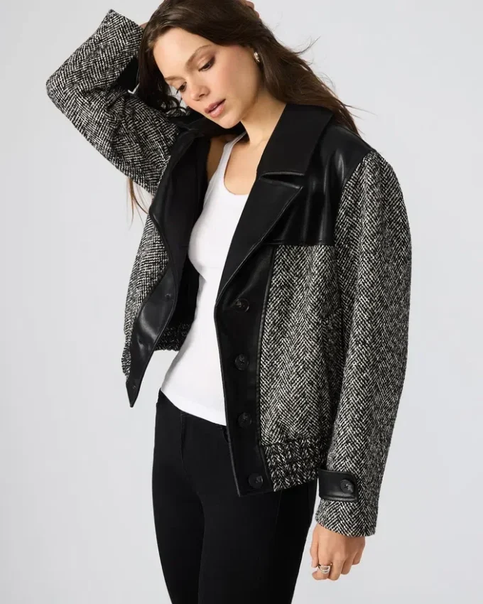 Mercedes Coat Black Multi Mercedes Coat Black Multi