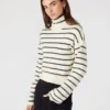 Narsha Sweater White/Black Narsha Sweater White/Black
