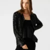 Payton Sequin Blazer Black Payton Sequin Blazer Black