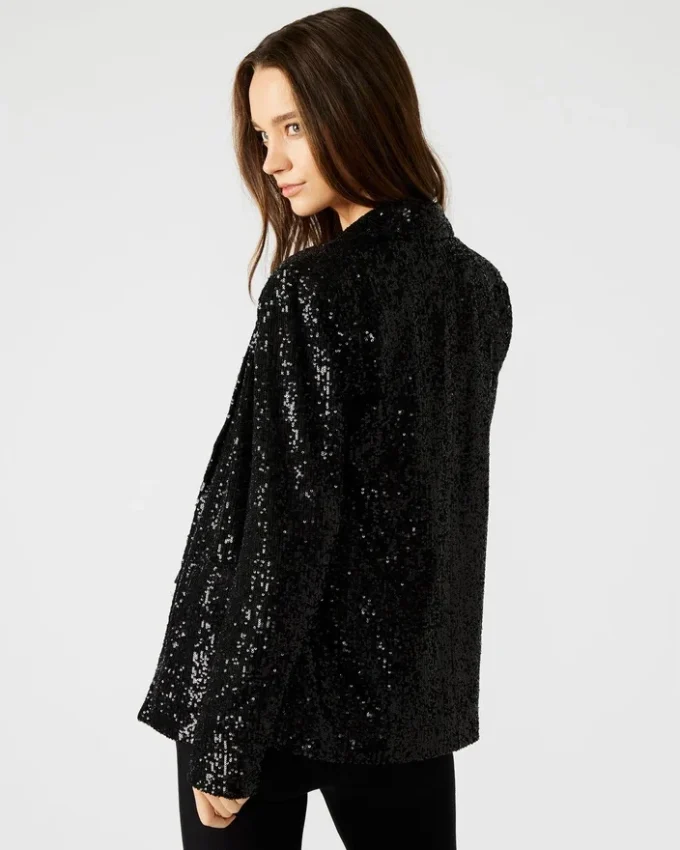 Payton Sequin Blazer Black Payton Sequin Blazer Black