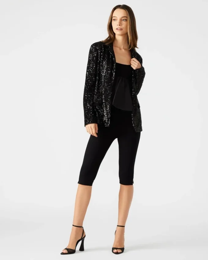 Payton Sequin Blazer Black Payton Sequin Blazer Black