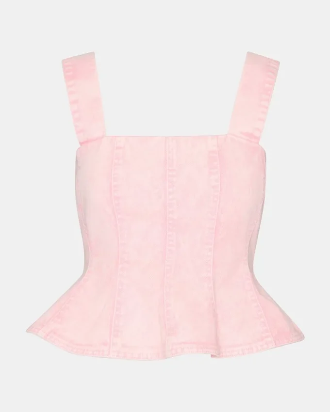 Penelopi Denim Top Pink Penelopi Denim Top Pink