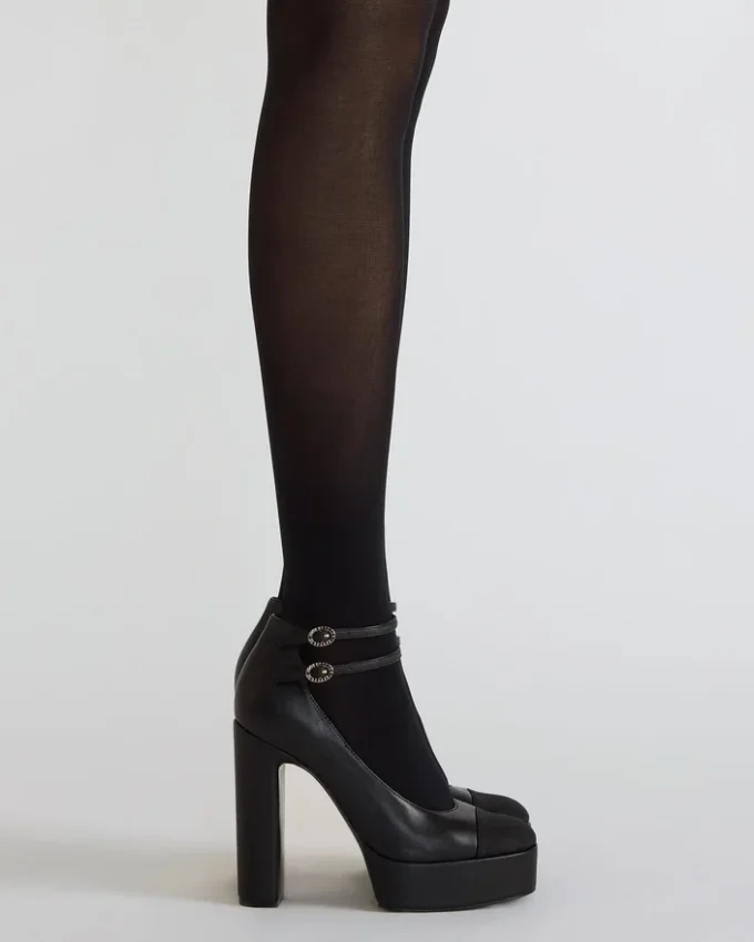 Peyton Black Leather